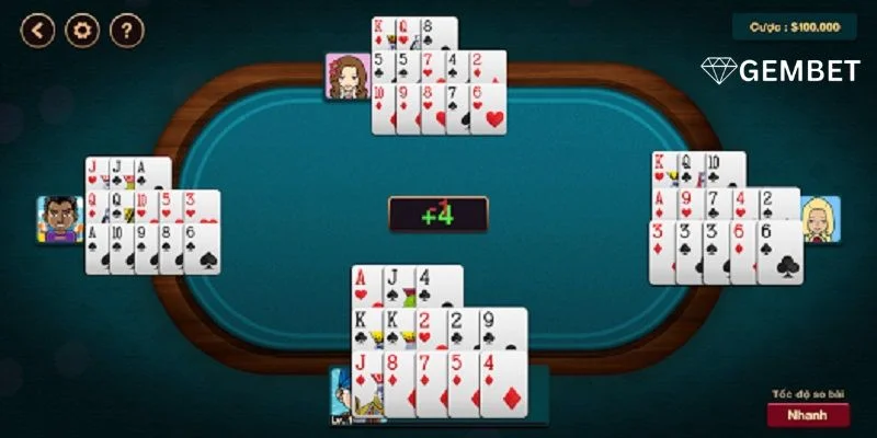 Người chơi có thể tham gia bàn cược mậu binh tại Gembet rất dễ dàng.