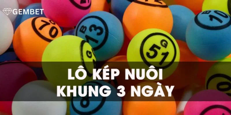 Một vài kỹ thuật bắt lô kép theo khung 3 ngày dành cho bet thủ tham khảo.